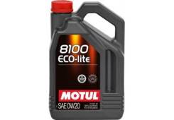 Motul 8100 Eco-Lite. Вязкость 0W-20, синтетическое