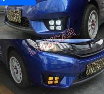 Накладка на фару. Honda Fit, GK, GK3, GK4, GK5, GK6, GP1, GP4, GP5, GP6