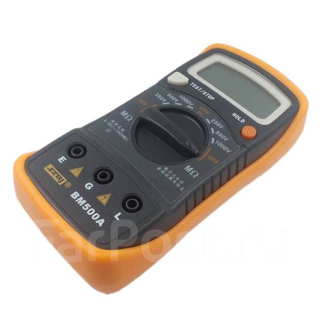 Мегаомметр BM500A 1000В, 500В, 250В, новый, в наличии. Цена: 2 500₽ во ...