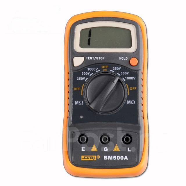 Мегаомметр BM500A 1000В, 500В, 250В, новый, в наличии. Цена: 2 500₽ во ...