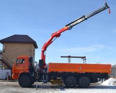КамАЗ 43118-46. Продам КМУ Камаз 43118-3027-46 + Flli. Ferrari F148 A2 нижн. упр. +борт, 6x6