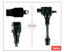Катушка зажигания, трамблер. Nissan: Wingroad, Teana, X-Trail, Presage, Serena, Altima, Avenir, Murano, Primera, Prairie, Liberty, Sentra, Bassara, AD...