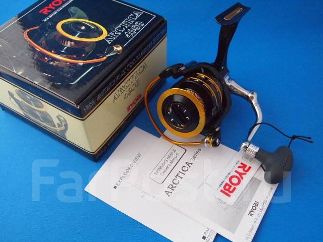 Катушка безынерционная Ryobi Arctica 4000, 5+1 подшип., метал. корпус ...