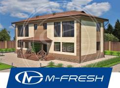 M-fresh Duplex Tandem! (Проект дома с расчетом фундаментной плиты! ). 200-300 кв. м., 2 этажа, 6 комнат, бетон