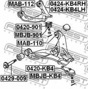 Сайлентблок рычага, тяги. Mitsubishi Pajero Mitsubishi Montero Sport