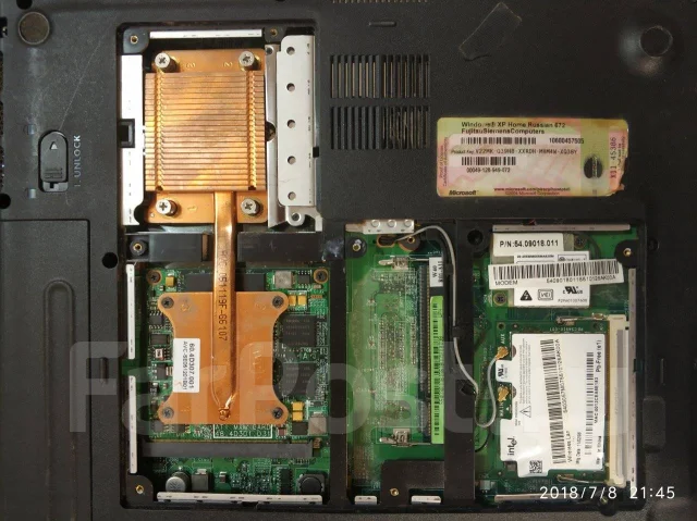 Fujitsu Amilo Pro V3515. 15", 1,7����, ��� 512 ��, WiFi: 1, Bluetooth: 1, ����������� �� 100��. ����