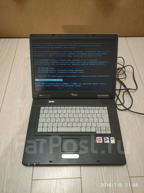 Fujitsu Amilo Pro V3515. 15", 1,7����, ��� 512 ��, WiFi: 1, Bluetooth: 1, ����������� �� 100��. ����
