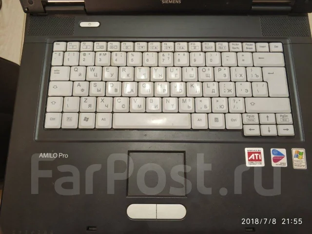 Fujitsu Amilo Pro V3515. 15", 1,7����, ��� 512 ��, WiFi: 1, Bluetooth: 1, ����������� �� 100��. ����
