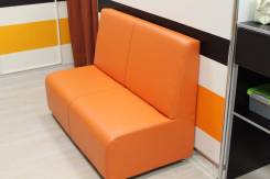 Диван Oфисный "Quadro120" (Orange) в Хабаровске Диваны офисные.