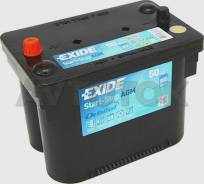 Exide. 50 А.ч., Прямая (правое)