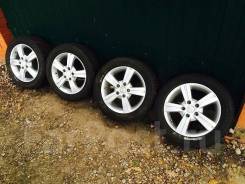 Зимние колеса Michelin 205/55 R16 на литых дисках. 6.5x16" 5x114.30 ET35 ЦО 73,1 мм.