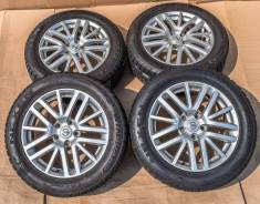Колеса из Японии 17" Nissan X-Trail на зиме 225/55. 7.0x17" 5x114.30 ET45 ЦО 73,1 мм.