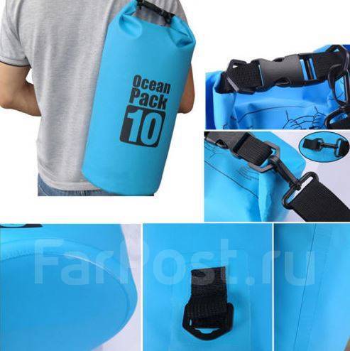 Гермомешок- водонепроницаемый мешок 10 литров. Ocean Pack 10L-зелёный ...