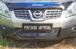 Накладка на решетку бампера. Nissan Qashqai, J10 Двигатели: HR16DE, K9K, M9R, MR20DE