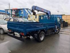 Isuzu Elf. Бортовой с крановой установкой, 1 собственник., 4 600 куб. см., 3 500 кг.
