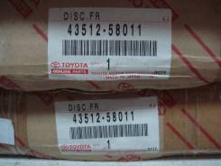 Диск тормозной. Toyota: Windom, Harrier, Tarago, Camry, Previa, Kluger V, Highlander, Alphard, Estima Двигатели: 1MZFE, 2AZFE, 5SFE, 3MZFE, 2AZFXE