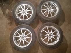 4 колеса на 17, литьё, резина 225/55 R 17. 7.0x17" 5x114.30 ET50 ЦО 70,0 мм.
