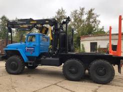 Урал 55571, 2019 в Санкт-Петербурге Урал 55571. лесовоз с манипулятором VM10L74(Палфингер) в наличии с ПТС, 6 650 куб. см., 12 000 кг.