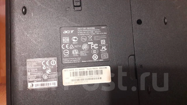 Acer Aspire 5542G. 15.6", 2,2����, ��� 4 ��, ���� 320���, WiFi: 1, ����������� �� 3��. ����