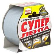 Клеящая лента "Супер Лента Момент" серебристая 25м на блистере, шт.
