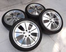 Диски Protech c летними шинами 225x40x18. 7.5x18" 5x114.30 ET50 ЦО 73,1 мм.