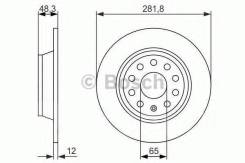 Диск тормозной. Volkswagen: Passat, Eos, Jetta, Golf Plus, Sharan, Tiguan, Passat CC, Touran, Golf Seat Altea, 5P1, 5P5 Seat Leon, 1P1 Seat Alhambra...