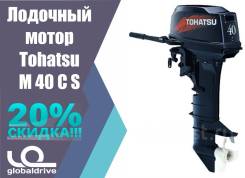 Tohatsu. 40,00 л.с., 2-тактный, бензиновый, нога S (381 мм), 2018 год год