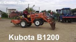 Kubota B1400. Японский мини трактор Kubota B1200 с КУН (ковш+фреза) ПСМ нет, 12 л.с. Под заказ