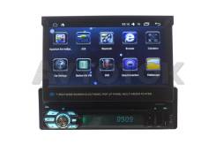 Магнитола 1DIN (178х50) с выдвижным экраном 7" Android GB-T550