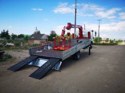 JAC N75. 4в1манипулятор эвакуатор борт и агп Unic 334 на новом , 3 800 куб. см., 4 500 кг.