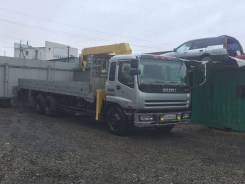 Isuzu Giga. Продается бортовой грузовик с манипулятором, 19 001 куб. см., 20 000 кг.