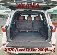 Коврики. Lexus LX450d Lexus LX570 Toyota Land Cruiser, GRJ200, GRJ76K, GRJ79K, J200, URJ200, URJ202, URJ202W, UZJ200, UZJ200W, VDJ200 Двигатели: 1GRFE...