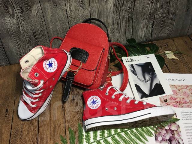 Converse rouge 34 sales