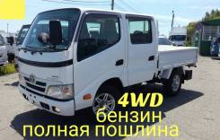 Toyota ToyoAce. 4WD, двухкабинник+борт, 2 000 куб. см., 1 500 кг.