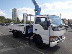 Isuzu Elf. Продам грузовик isuzu elf с манипулятором, 4 300 куб. см., 2 000 кг.