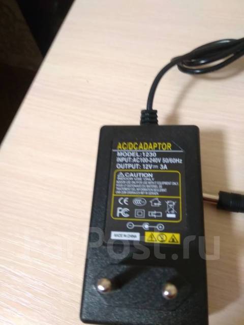 Блок питания, адаптер, adapter, зарядка 12В 3А 12v 3a 3000ма 3000ma ...