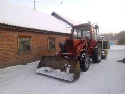 МТЗ 82 погрузчик, отвал, коммунальная щётка