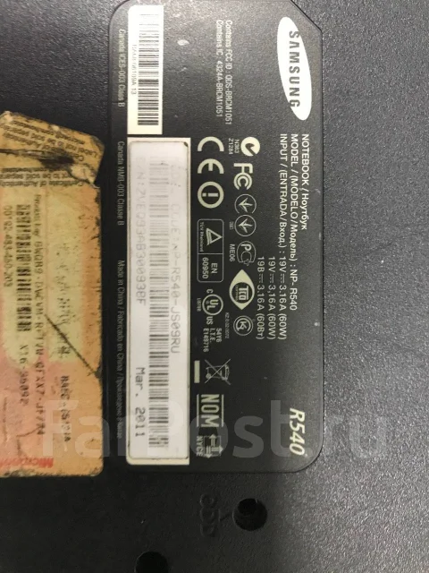 Samsung R540. WiFi: 1 ����
