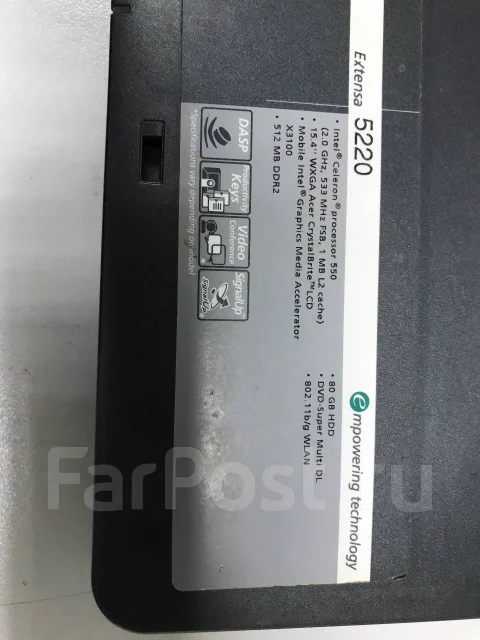 Acer Aspire 5520. WiFi: 1 ����