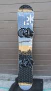 Сноуборд CosmicSurf 145cm с креплениями. 145,00 см., all-mountain (универсальный)