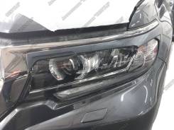 Накладка на фару. Toyota Land Cruiser Prado, GDJ150, GDJ150L, GDJ150W, GDJ151W, GRJ150, GRJ150L, GRJ150W, KDJ150, KDJ150L, LJ150, TRJ150, TRJ150L, TRJ...
