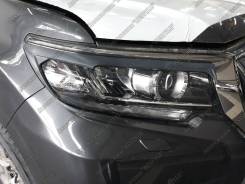 Накладка на фару. Toyota Land Cruiser Prado, GDJ150, GDJ150L, GDJ150W, GDJ151W, GRJ150, GRJ150L, GRJ150W, KDJ150, KDJ150L, LJ150, TRJ150, TRJ150L, TRJ...