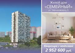 1-комнатная, улица Черняховского 5 стр. 1. 64, 71 микрорайоны, застройщик, 39 кв. м.