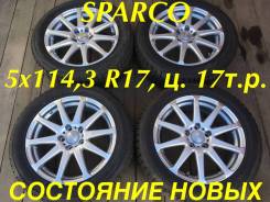 Crimson Team Sparco. 7.0x17", 5x114.30, ET38, ЦО 78,5 мм.