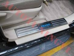 Накладка на порог. Toyota Land Cruiser Prado, GDJ150L. Под заказ