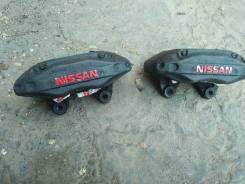 Суппорт тормозной. Nissan Skyline, R33 Nissan Silvia, S15, PS13, CS14, KS13, S14, KPS13, S13 Двигатели: RB26DETT, SR20DE, SR20DET, CA18DE, CA18DET