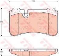 Колодки тормозные. Mercedes-Benz E-Class, S211, W211 Mercedes-Benz CLS-Class, C219 Mercedes-Benz SL-Class, R230, R230.467, R230.470, R230.474, R230.47...