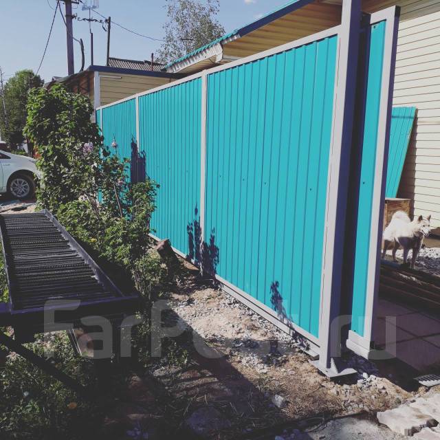 Заборы, ворота, винтовые сваи, сварочные работы в Хабаровске