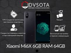 Xiaomi Mi6X. Новый, 64 Гб, Черный, 4G LTE, Защищенный