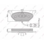 Колодки тормозные дисковые. Volkswagen: Caddy, Bora, Jetta, Golf, Beetle, Polo Seat Altea, 5P1, 5P5, 5P8 Seat Leon, 1M1, 1M2, 1P1 Seat Toledo, 1M1, 1M...